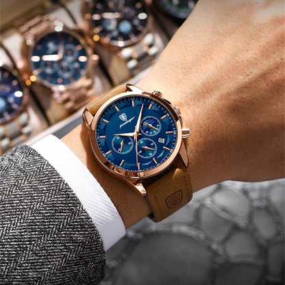 POEDAGAR™ – L’Excellence au Poignet 100% en Cuir