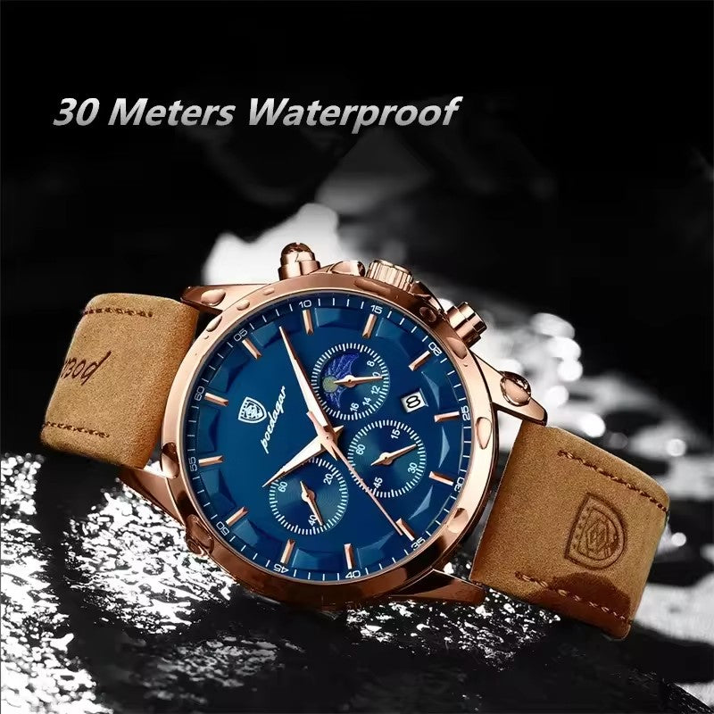 POEDAGAR™ – L’Excellence au Poignet 100% en Cuir