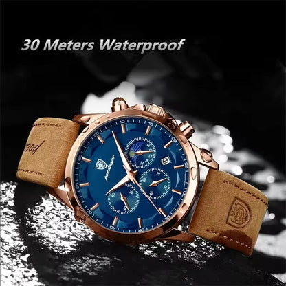 POEDAGAR™ – L’Excellence au Poignet 100% en Cuir